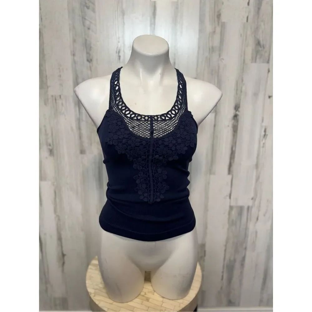 Navy blue tank top - Picture 2 of 6